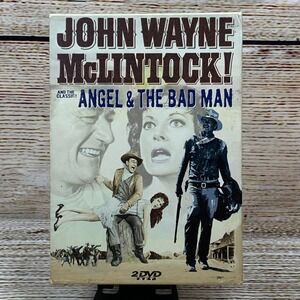 John Wayne: McLintock!‎ and Angel & The Badman [DVD Double Feature Western]